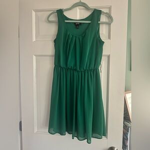 by & by Green Mini Dress